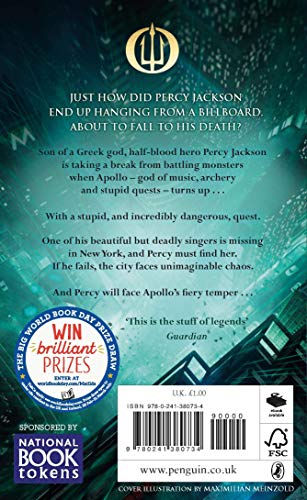 Percy Jackson and the Singer of Apollo: World Book Day 2019