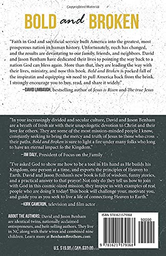 Bold and Broken: Becoming the Bridge Between Heaven and Earth — back cover