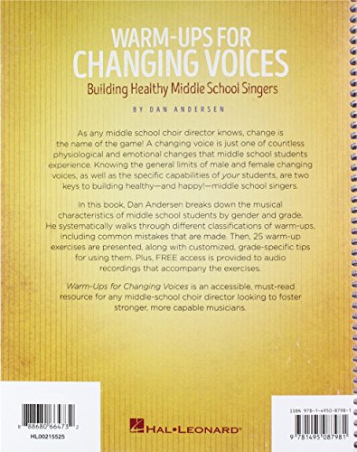 Warm-Ups for Changing Voices Book/Online Audio