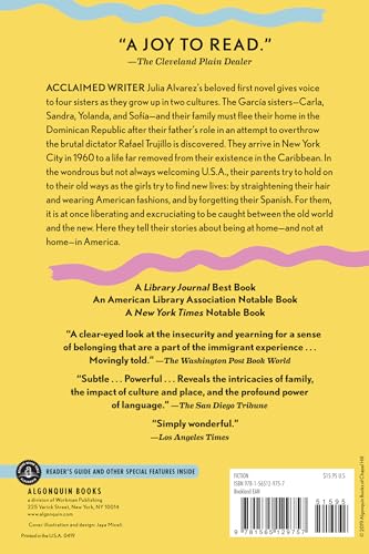 How the Garcia Girls Lost Their Accents — back cover