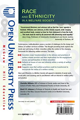 Race and Ethnicity in a Welfare Society