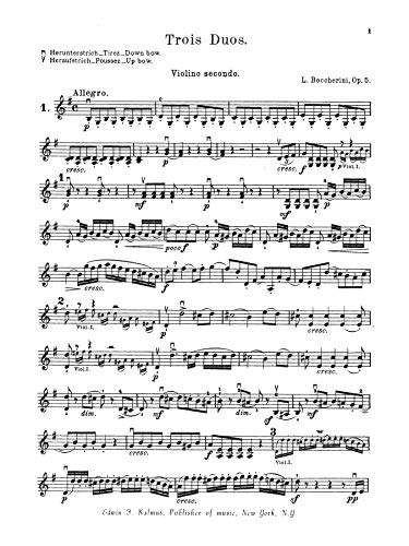Three Duets, Op. 5 (Kalmus Edition)
