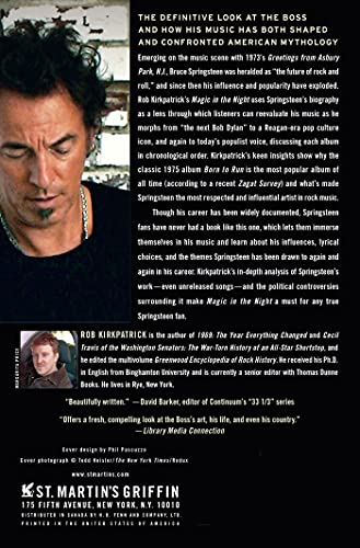 Magic in the Night: The Words and Music of Bruce Springsteen