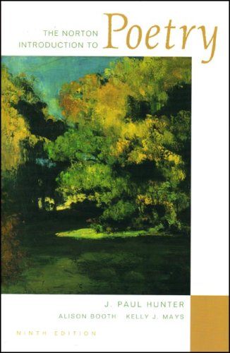 The Norton Introduction to Poetry by Booth, Alison