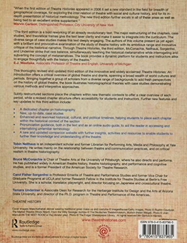 Theatre Histories: An Introduction by McConachie, Bruce