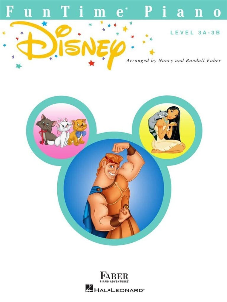 FunTime Piano Disney - Piano Sheet Music  11 Classic & Modern Disney Songs for Level 3A-3B  Arranged for Easy Learning  Includes Beauty and the Beast, Frozen, Hercules, Coco & More