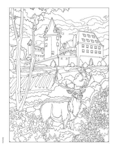 Creative Haven Around the World Color by Number (Adult Coloring Books: World & Travel)