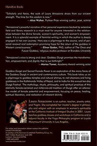 Goddess Durga and Sacred Female Power — back cover