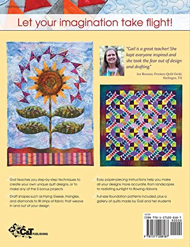 Flying Colors: Design Quilts with Freeform Shapes & Flying Geese; 5 Paper-Pieced Projects, Full-Size Foundations