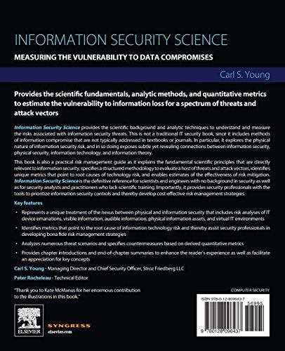 Information Security Science: Measuring the Vulnerability to Data Compromises
