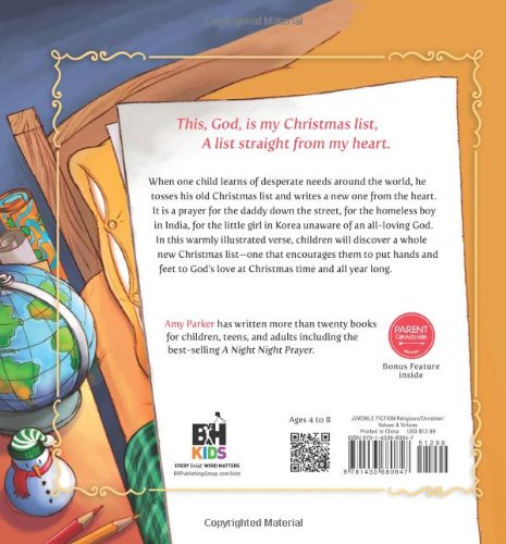 My Christmas List — back cover