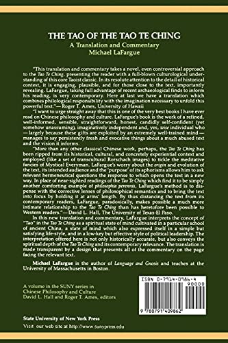 The Tao of the Tao Te Ching (Suny Series in Chinese Philosophy & Culture)