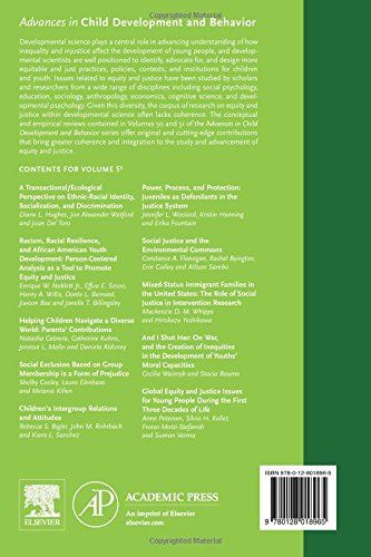 Equity and Justice in Developmental Science: Implications for Young People, Families, and Communities (Volume 51) (Advances in Child Development and Behavior, Volume 51)