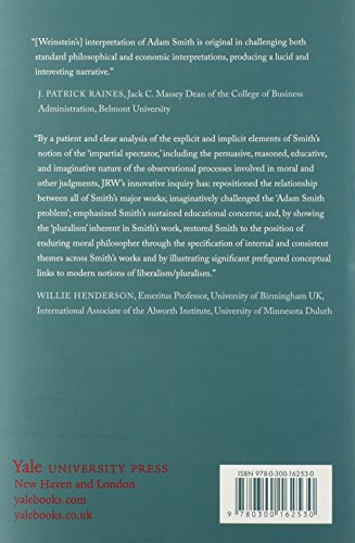 Adam Smith's Pluralism: Rationality, Education, and the Moral Sentiments