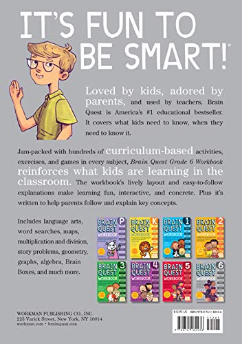 Brain Quest Workbook: Grade 6