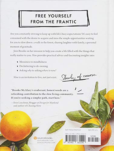 Slow: Simple Living for a Frantic World by McAlary, Brooke
