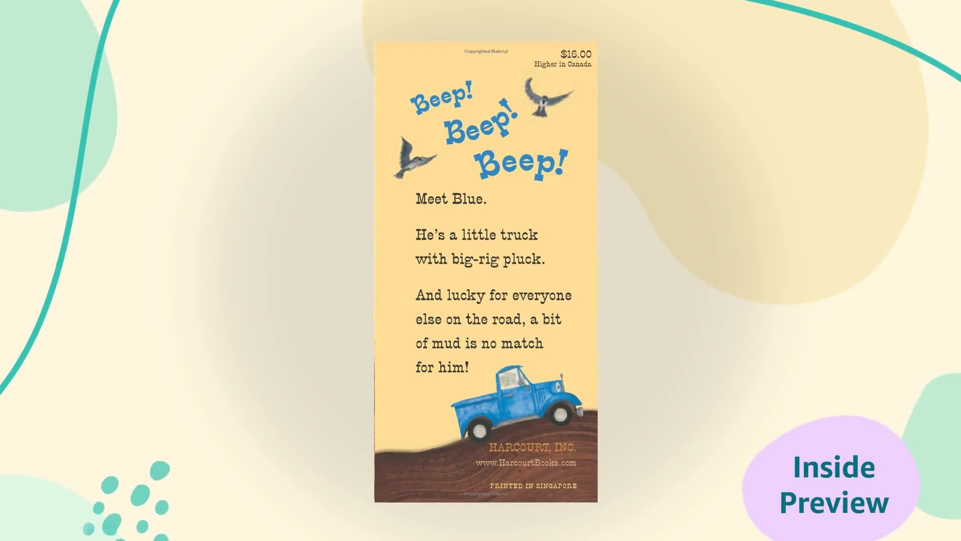 Little Blue Truck's Beep-Along Book