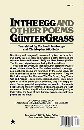 In the Egg and Other Poems (Helen and Kurt Wolff Books) (Harvest Book ; 352)