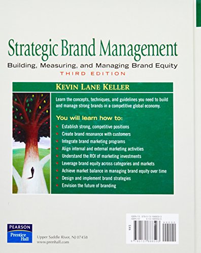 Strategic Brand Management: Building, Measuring, and Managing Brand Equity
