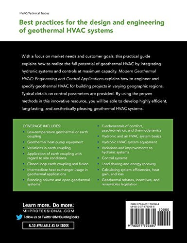 Modern Geothermal HVAC Engineering and Control Applications