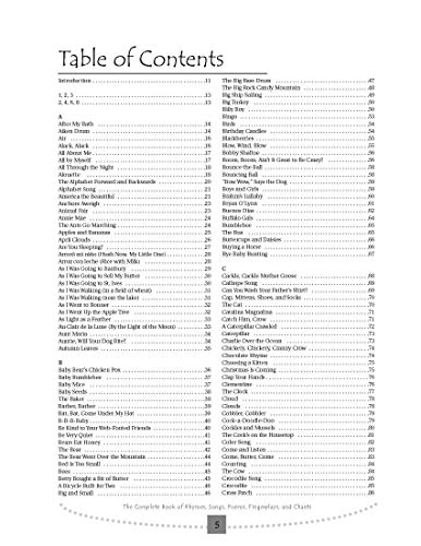 The Complete Book of Rhymes, Songs, Poems, Fingerplays, and Chants (Complete Book Series)