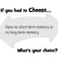 Choices in a Jar