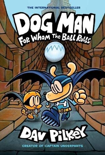 Dog Man Series (6-10) Collection 5 Books Collection Set By Dav Pilkey (Brawl of the Wild, For Whom the Ball Rolls, Fetch-22, Grime and Punishment, Mothering Heights