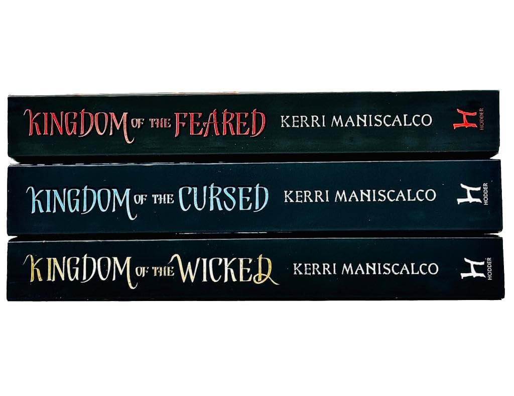 Kingdom of the Wicked Series 3 Books Collection Set By Kerri Maniscalco (Kingdom of the Wicked, Kingdom of the Cursed & Kingdom of the Feared)
