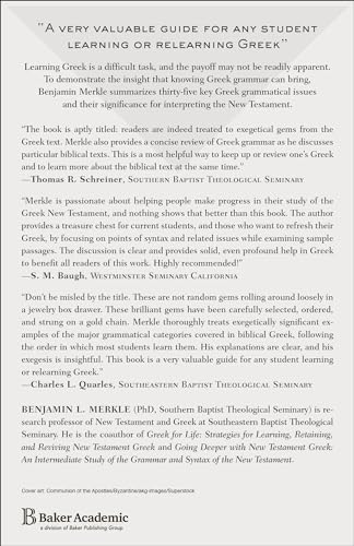 Exegetical Gems from Biblical Greek: A Refreshing Guide to Grammar and Interpretation