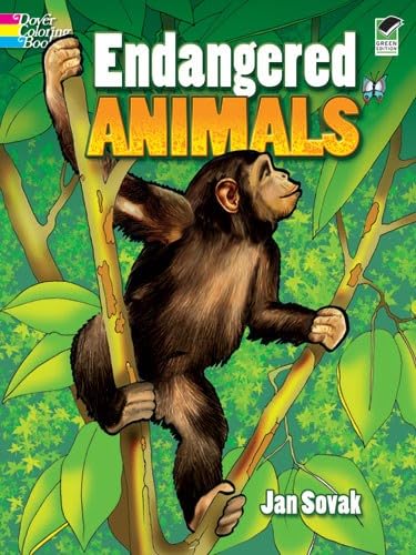 Endangered Animals Coloring Book (Dover Animal Coloring Books)