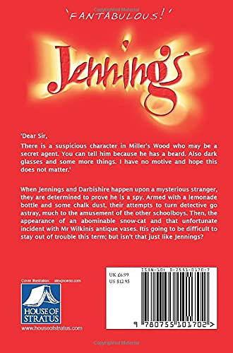 Just Like Jennings — back cover