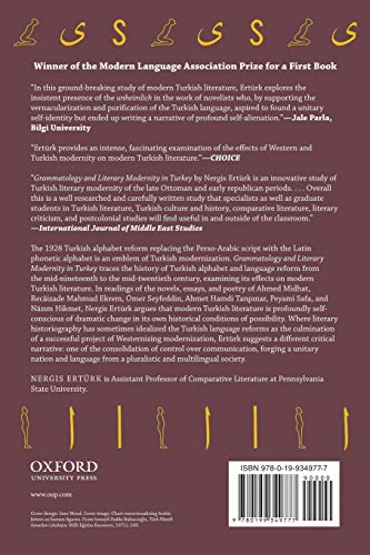 Grammatology and Literary Modernity in Turkey
