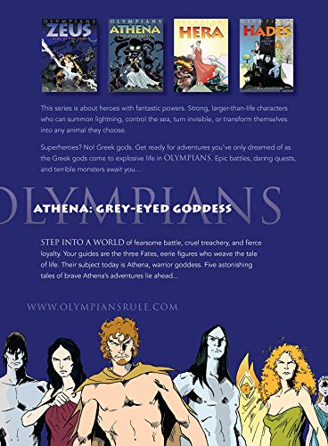 Olympians: Athena: Grey-Eyed Goddess — back cover