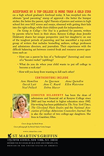 I'm Going to College---Not You!: Surviving the College Search with Your Child