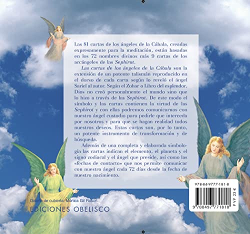 Cartas de los ángeles de la cábala+baraja: El poderoso talismán de los 72 ángeles de la cábala (Spanish Edition)