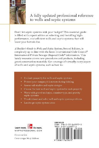 A Builder's Guide to Wells and Septic Systems, Second Edition