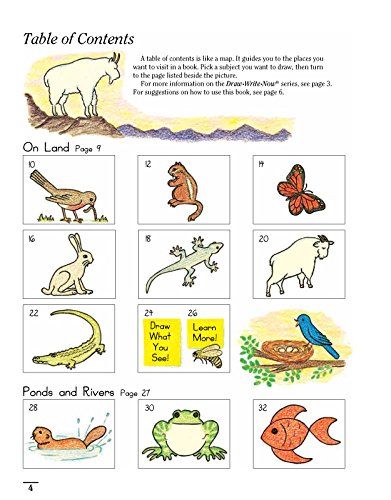 Draw Write Now Book 6: Animals and Habitats: On Land, Ponds and Rivers, Oceans