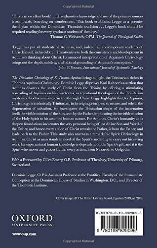 The Trinitarian Christology of St Thomas Aquinas