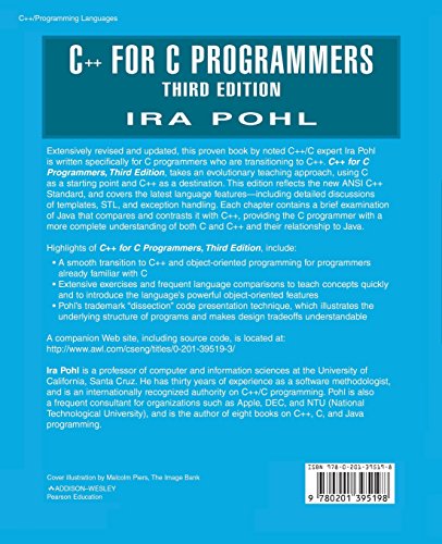 C++ For C Programmers, Third Edition — back cover