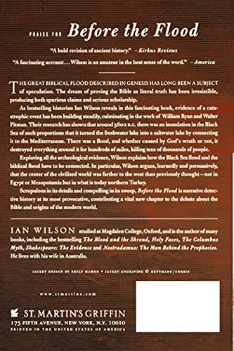 Before the Flood: The Biblical Flood as a Real Event and How It Changed the Course of Civilization