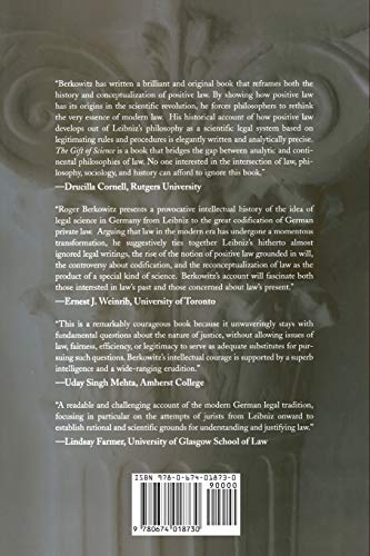 The Gift of Science: Leibniz and the Modern Legal Tradition