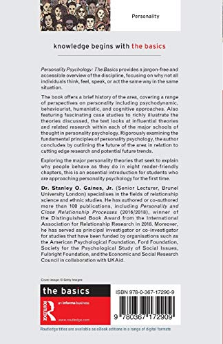 Personality Psychology: The Basics
