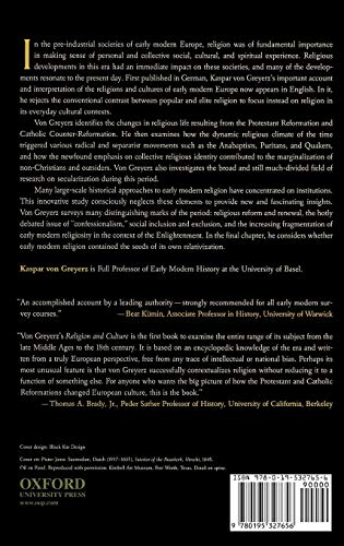 Religion and Culture in Early Modern Europe, 1500-1800