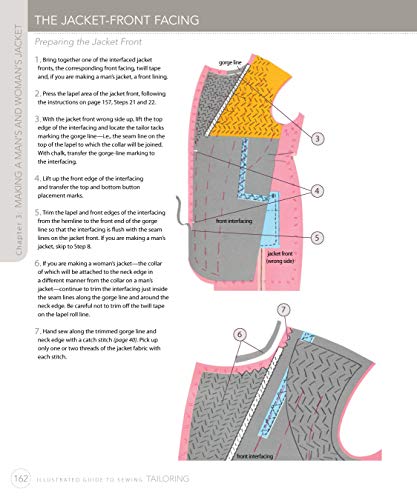Illustrated Guide to Sewing: Tailoring: A Complete Course on Making a Professional Suit (Design Originals)