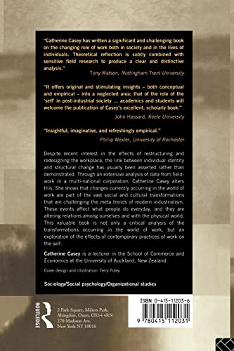 Work, Self and Society: After Industrialism
