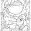 Funny Faces Coloring Sticker Book - Pirates Includes 2 Pages with Over 50 Stickers 16 Pages