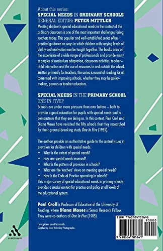 Special Needs in the Primary School: One in Five? (Special Needs in Ordinary Schools)