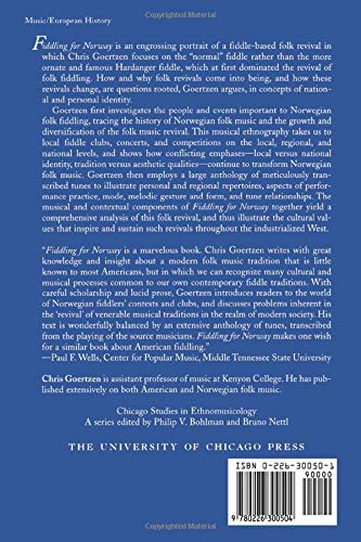 Fiddling for Norway: Revival and Identity (Chicago Studies in Ethnomusicology)