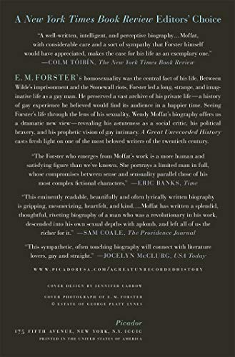 A Great Unrecorded History: A New Life of E. M. Forster