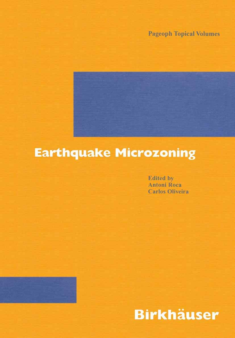 Earthquake Microzoning (Pageoph Topical Volumes)